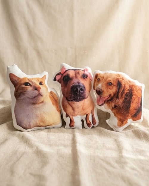 Cojín Personalizado con Foto de Mascota — Hecho a Mano MINU