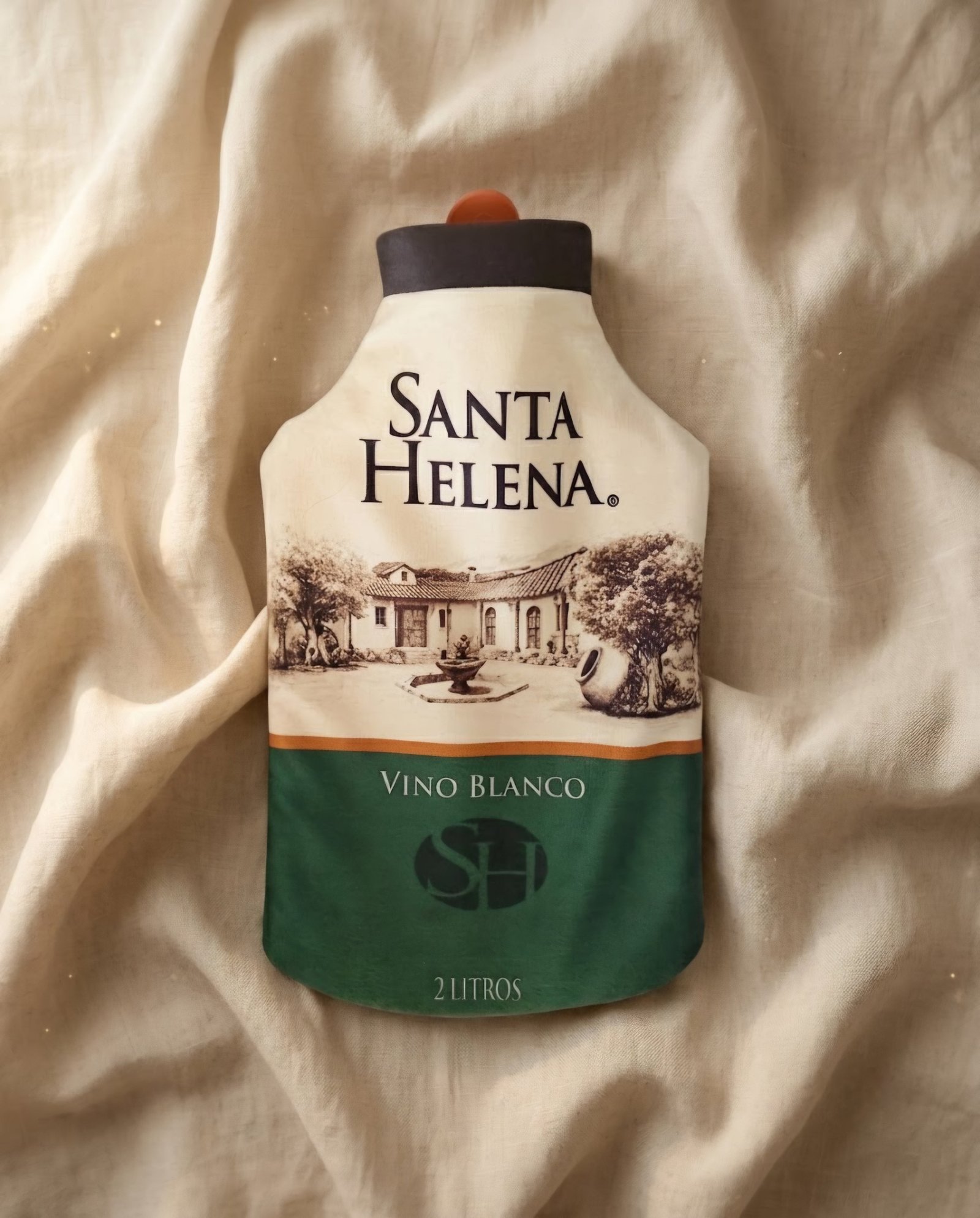 Guatero 2L Personalizado con Foto — Funda Hecha a Mano MINU